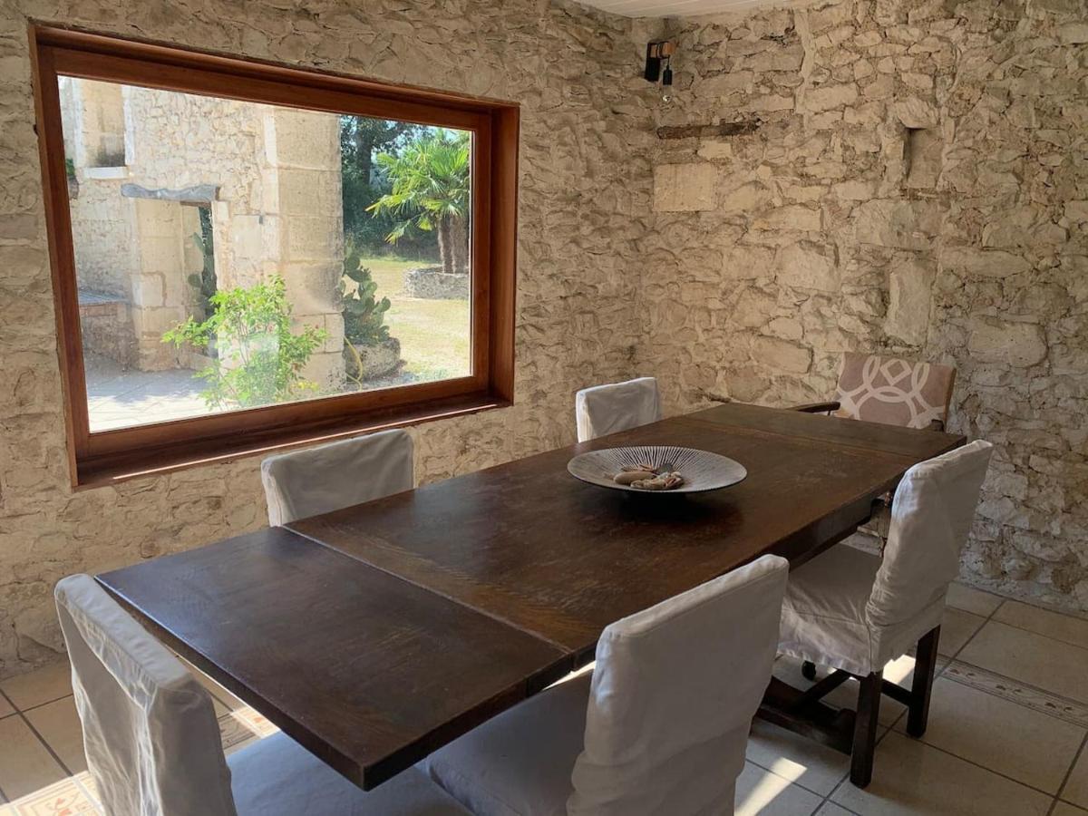 Country Villa For 19 Pool Cinema Football Pitch Verteillac Bagian luar foto